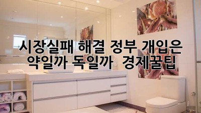 시장실패 해결, 정부 개입은 약일까 독일까? 🤔 #경제꿀팁